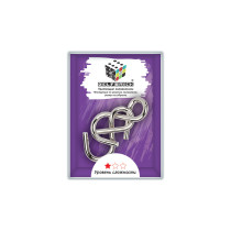 " DELFBRICK" DLM- 12 Головоломка металлическая "&- узел" 2 элемент. 