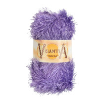 Пряжа VISANTIA " TRAFKA" 100% полиэстер 5 * 100 г 150 м №0010 сиреневый. Цена за упаковку 5 шт