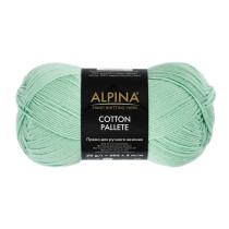Пряжа ALPINA "COTTON PALLETE" 50% хлопок, 50% акрил 10 * 50г 205 м №16 мятный. Цена за упаковку 10 шт