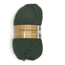 Пряжа Пехорская ПТ " Деревенская" 100% шерсть 100 г 250 м №381 лавр. Цена за упаковку 10 шт
