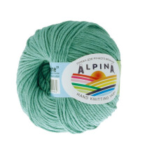 Пряжа ALPINA " RENE" 100% мерсеризованный хлопок 10 * 50г 105 м №3849 св. бирюзовый. Цена за упаковку 10 шт