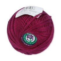 Пряжа ПНК Кирова " Ирис" 100% мерсеризованный хлопок 25 г 150 м №1206 ( 034) бордо. Цена за упаковку 20 шт