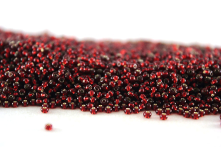 Бисер Чехия круглый 08/0 50г 97120 тёмно-красный