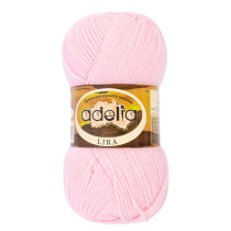 Пряжа ADELIA " LIRA" 100% акрил 10 * 50г 200 м №04 св. розовый. Цена за упаковку 10 шт