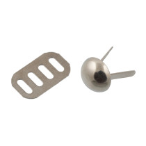 Фурнитура сумочная металл "Gamma" GH 01/10 Ножка для дна сумки d 10 мм №04 под никель 20 шт