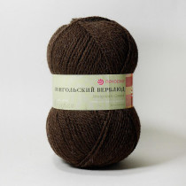 Пряжа Пехорская ПТ " Монгольский верблюд" 50% верблюжья шерсть, 50% акрил 100 г 300 м №251 коричневый. Цена за упаковку 10 шт