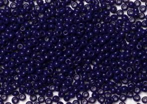 Бисер Чехия круглый 10/0 500г 33080 сине-чёрный