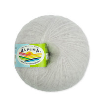 Пряжа ALPINA " MEGHAN" 73% кид мохер, 27% нейлон 4 * 50г 390 м №05 св. сиреневый. Цена за упаковку 4 шт