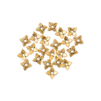 " Zlatka" Розетка для бус MFR- 15 5 мм 20 шт 02 под золото