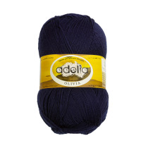 Пряжа ADELIA " OLIVIA" 60% акрил, 40% шерсть 5 * 100 г 250 м №29 т. синий. Цена за упаковку 5 шт