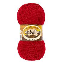 Пряжа ADELIA " LIRA" 100% акрил 10 * 50г 200 м №14 красный. Цена за упаковку 10 шт