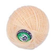 Пряжа ПНК Кирова " Ирис" 100% мерсеризованный хлопок 25 г 150 м №0602 розово- кремовый. Цена за упаковку 20 шт