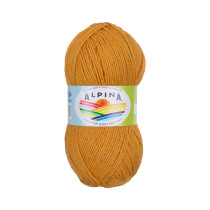 Пряжа ALPINA " ROLAND" 100% альпака 4 * 50г 200 м №43 оранжевый. Цена за упаковку 4 шт