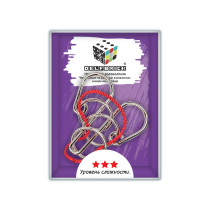 " DELFBRICK" DLM- 43 Головоломка металлическая " Бык" 4 элемент. 