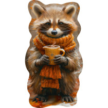 " ФРЕЯ" PZLF- 019 Пазл фигурный деревянный " Согревающее какао" 144 элемент. 