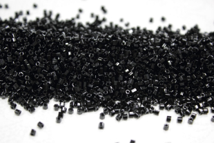 Бисер Япония HEXAGON 11/0 500г 0049 чёрный