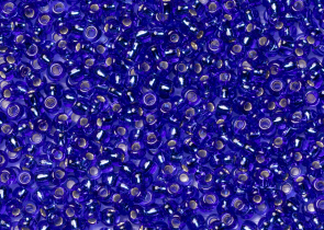 Бисер Чехия круглый 10/0 50г 37080 тёмно-голубой