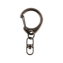 Фурнитура сумочная металл "Gamma" GH 114/15/10 Карабин 15 мм №06 под черный никель 10 шт