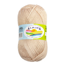 Пряжа ALPINA "ARIEL" 98% акрил, 2% пайетки 10 * 50г 150 м 05 св.бежевый. Цена за упаковку 10 шт