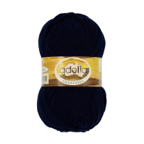 Пряжа ADELIA " ANASTASIA" 100% акрил 5 * 100 г 330 м №12 т. т. синий. Цена за упаковку 5 шт