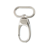 Фурнитура сумочная металл "Gamma" GH 117/25/10 Карабин 25 мм №04 под никель 10 шт