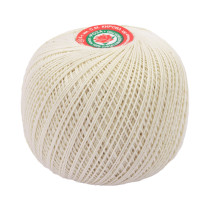 Пряжа ПНК Кирова " Роза" 100% мерсеризованный хлопок 50 г 330 м №0103 ( 1115) крем. Цена за упаковку 6 шт