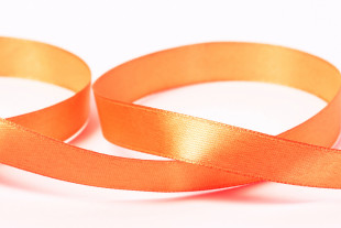 Лента атласная 12 мм 33 м ±2 м №023 оранжевый