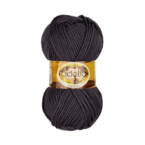 Пряжа ADELIA " ARIA" 100% акрил 5 * 100 г 100 м №07 т. серый. Цена за упаковку 5 шт