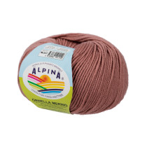 Пряжа ALPINA " ORNELLA MERINO" 100% мериносовая шерсть 10 * 50г 125 м №337 античная роза. Цена за упаковку 10 шт