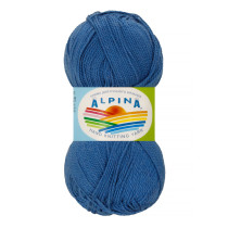 Пряжа ALPINA "HOLLY" 100% мерсеризованный хлопок 10 * 50г 200 м №322 синий. Цена за упаковку 10 шт