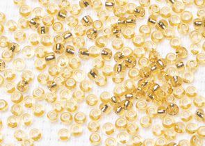 Бисер Чехия круглый 10/0 500г 17020 светло-золотистый