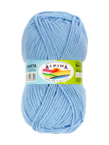Пряжа ALPINA " MARTA" 100% тактифил 5 * 100 г 120 м №012 голубой. Цена за упаковку 5 шт