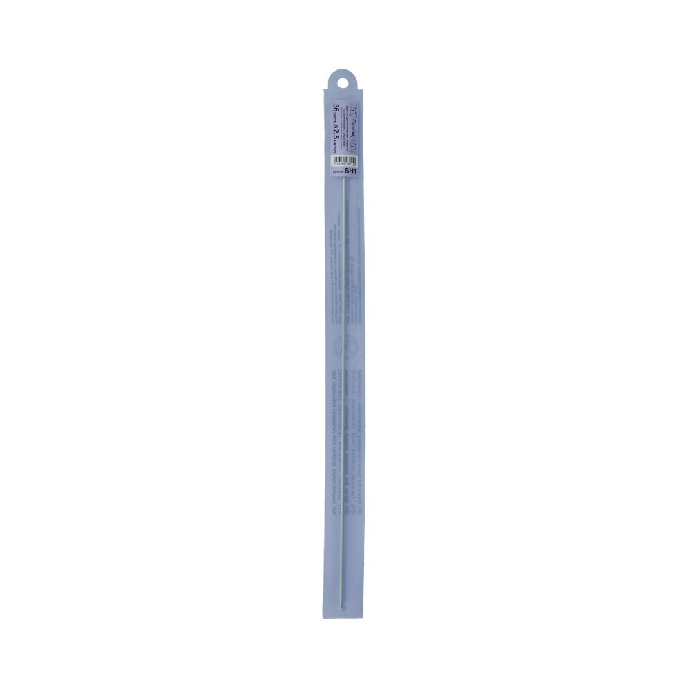 Для вязания " Gamma" SH1 крючок для тунисского вязания металл d 2. 5 мм 36 см в чехле . 