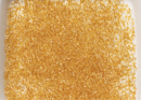 Бисер Чехия круглый 10/0 50г 10705 прозрачный с золотой серединкой внутри