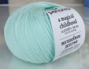 Пряжа Пехорская ПТ " Волшебное детство" 100% мериносовая шерсть 50 г 220 м №060 св. голубой. Цена за упаковку 5 шт