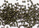 Бисер Япония круглый 15/0 100 г 0617 темно-оливковый, матовый