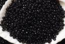 Бисер Япония MIYUKI Seed Beads 15/0 100г 0401 чёрный