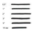 Бисер Чехия BUGLES 351- 12001 0. 5 " 1. 6 мм 50 г 90050 оранжево- красный
