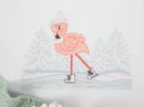 " Klart" набор для вышивания 8- 417 " Фламинго на коньках" 