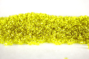 Бисер Япония круглый 11/0 250 г 0032 Square/квадратное отверстие, лимон, серебряная линия внутри