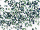 Бисер Япония MIYUKI Delica  11/0 5г DB-0276 изумрудный радужный с цветной линией