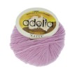 Пряжа ADELIA " KATTY" 100% шерсть 10 * 50г 150 м №05 бл. розовый. Цена за упаковку 10 шт