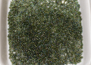 Бисер Япония круглый 15/0 100г 0180 оливковый, прозрачный радужный
