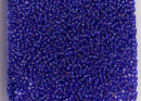 Бисер Япония круглый 11/0 250г 0028 Square/квадратное отверстие, кобальт, серебряная линия внутри