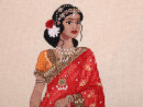 Набор для вышивания " PANNA" " Золотая серия" NM- 7245 " Женщины мира. Индия" 