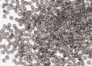 Бисер Япония MIYUKI Seed Beads 15/0 100г 0650 окрашенный рустикальный серый алебастр серебряная линия внутри