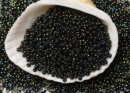 Бисер Япония MIYUKI Seed Beads 15/0 100г 0453 лесно-зелёный ирис металлизированный