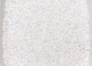 Бисер Япония MIYUKI Delica цилиндр 10/0 50г DBM-0202 белый жемчуг радужный