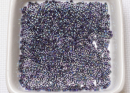 Бисер Япония MIYUKI Delica цилиндр 10/0 50г DBM-0059 светло-фиолетовый с цветной линией радужный