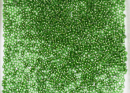 Бисер Япония круглый 15/0 100 г 0027B зеленая трава, серебряная линия внутри